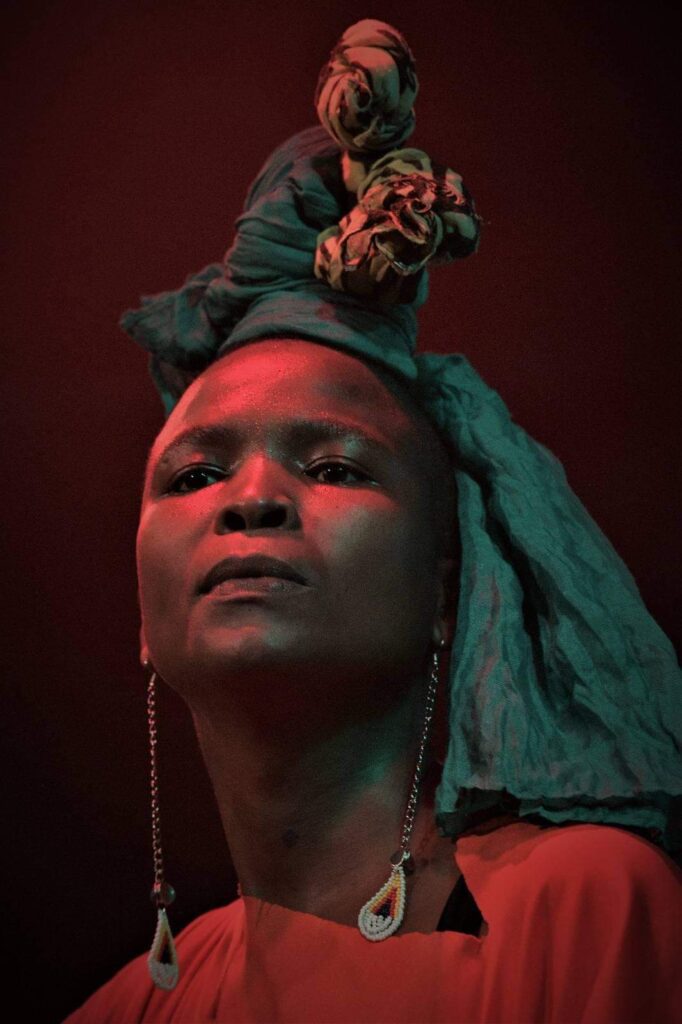 The_global_entity_Thobile_Makhoyane_performs_at_Bushfire_2023